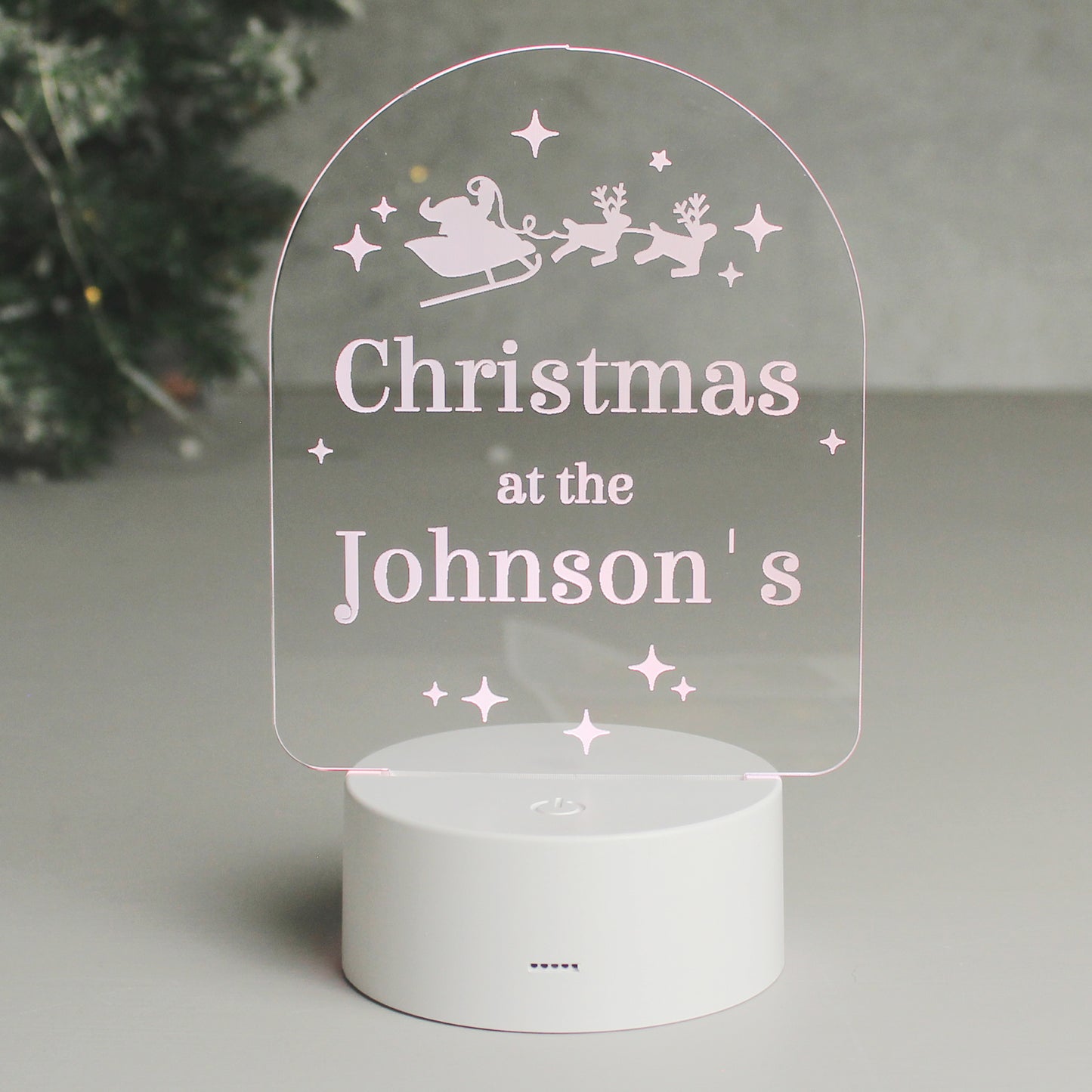 Personalised Christmas LED Light