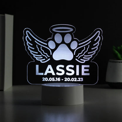 Pet Memorial Personalised LED Light