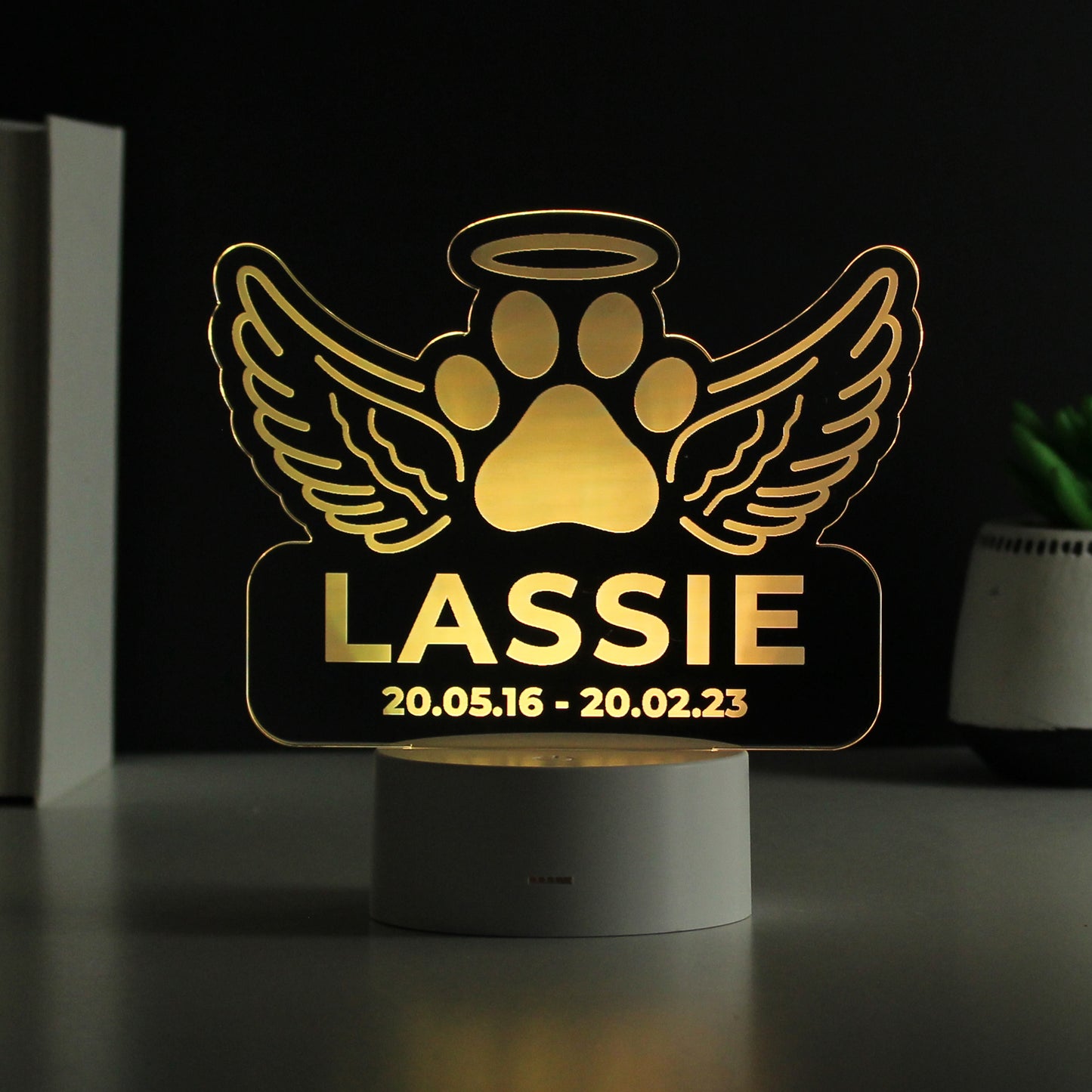 Pet Memorial Personalised LED Light