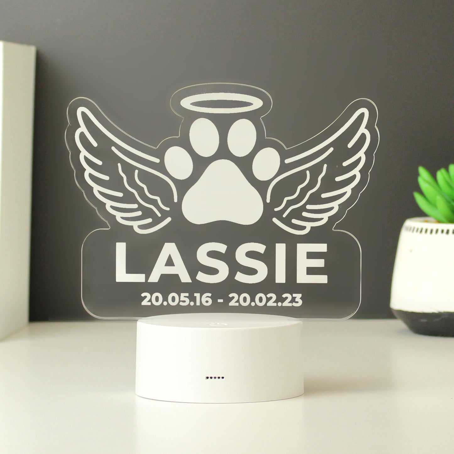 Pet Memorial Personalised LED Light