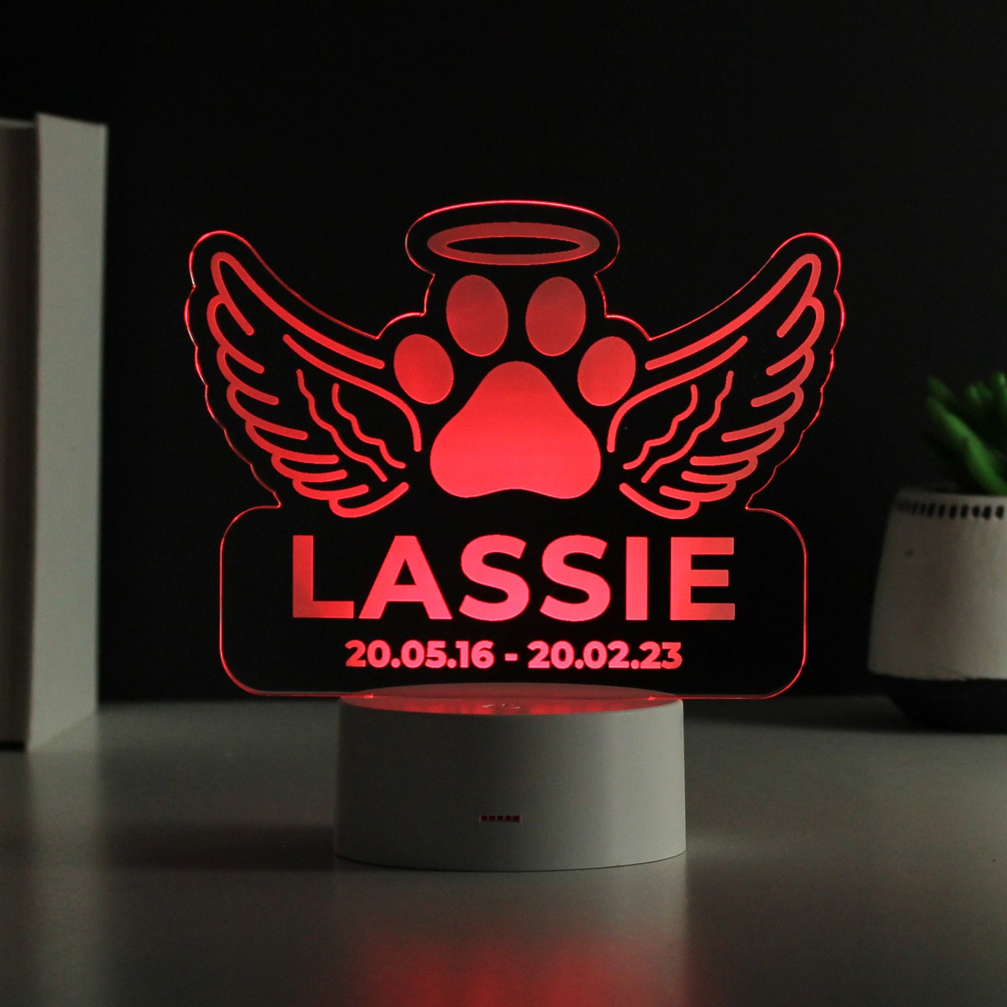 Pet Memorial Personalised LED Light