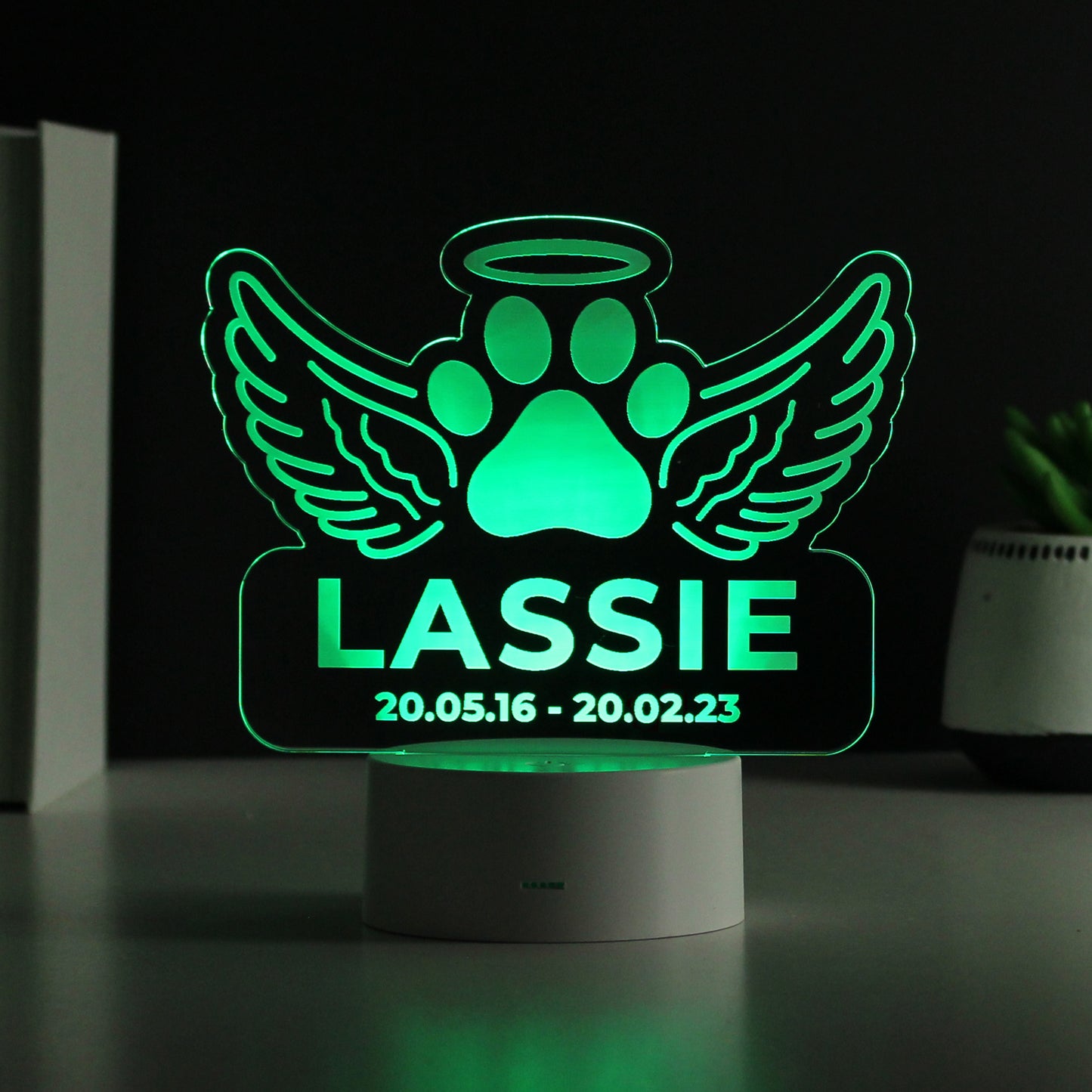 Pet Memorial Personalised LED Light