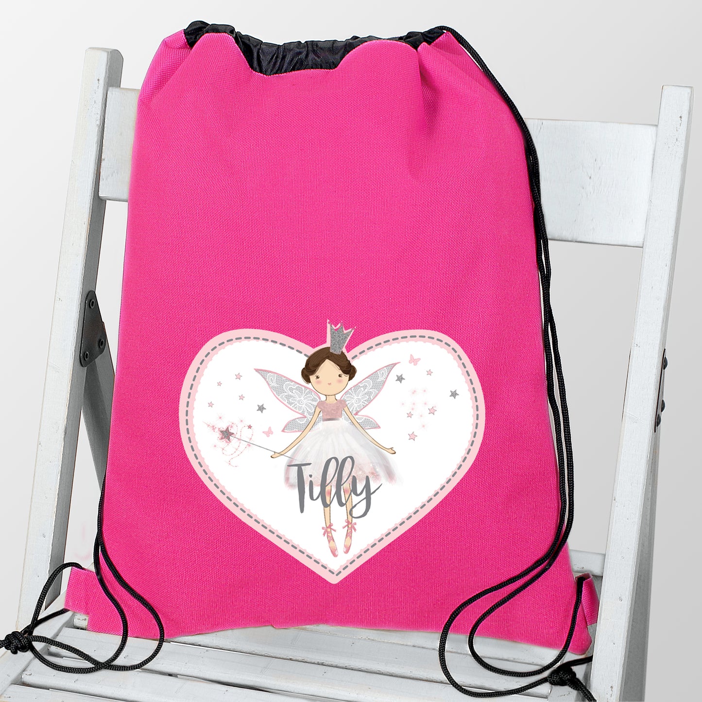 Personalised Fairy Princess Swim & PE Kit Bag