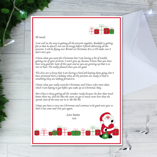 Personalised Letter From Santa