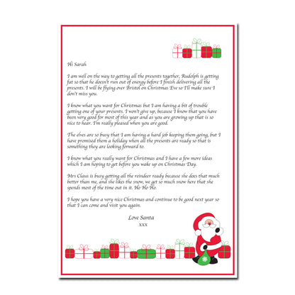 Personalised Letter From Santa