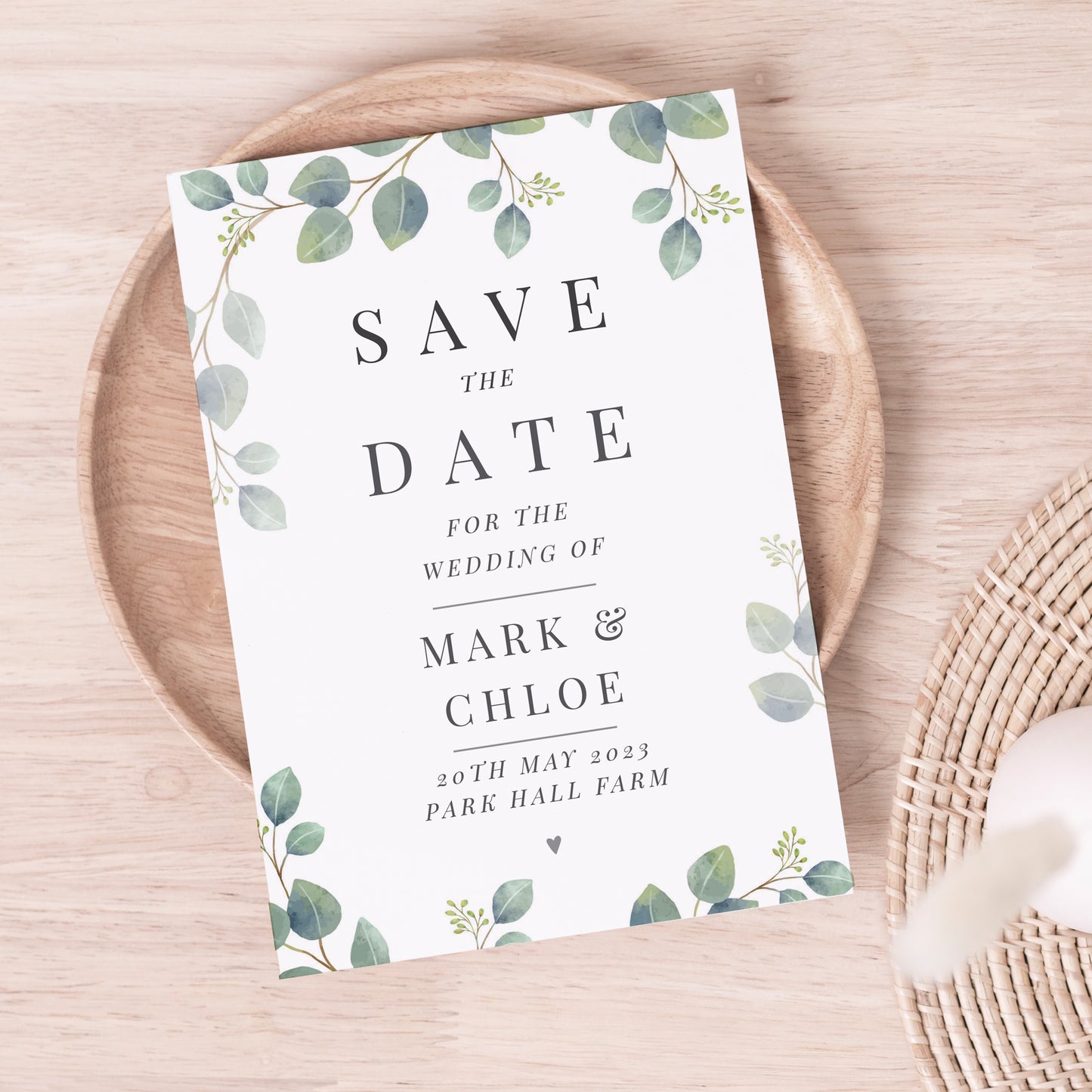 Personalised Wedding Save the Dates Pack of 36