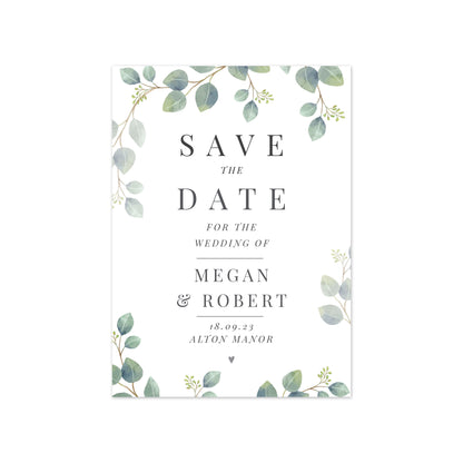 Personalised Wedding Save the Dates Pack of 36
