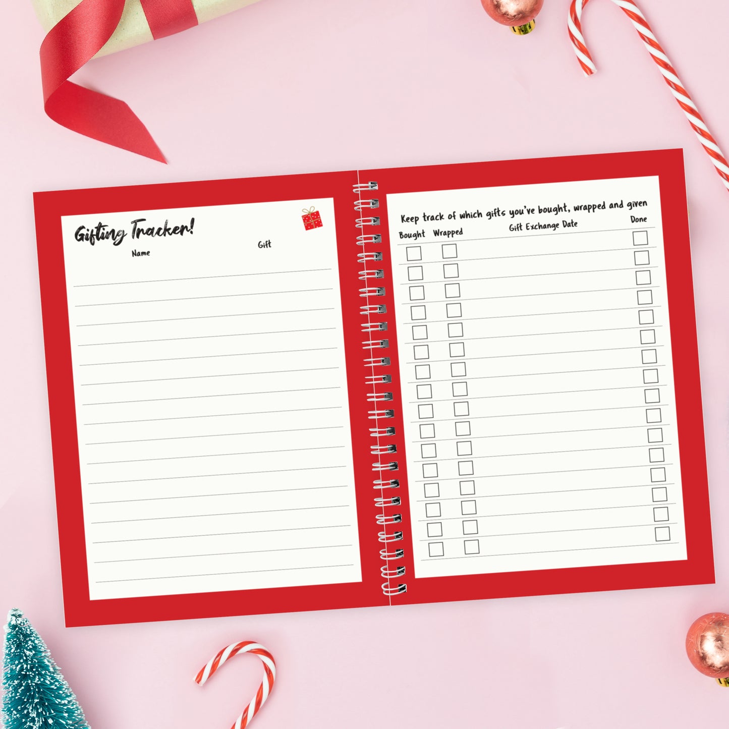 Personalised A5 Christmas Planner