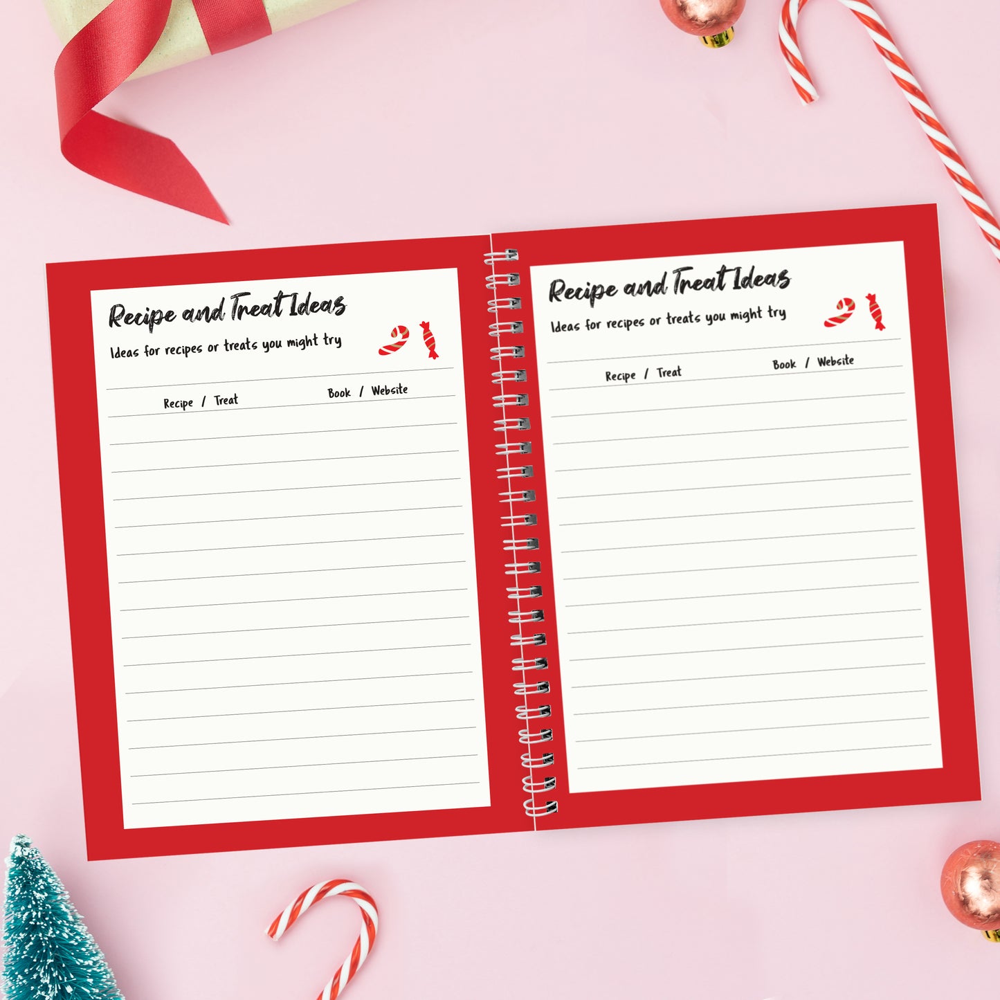 Personalised A5 Christmas Planner