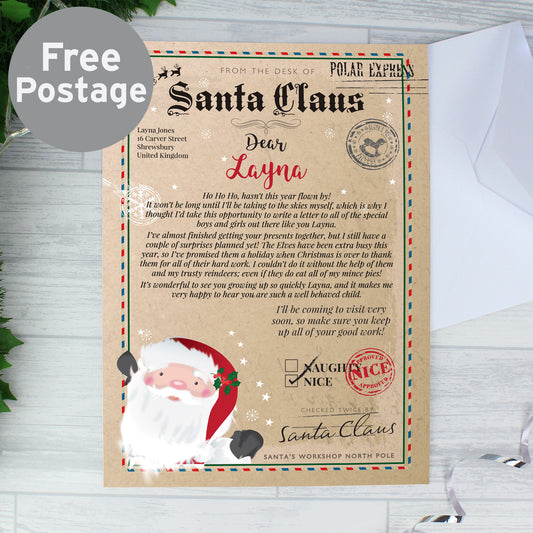 Personalised Santa Claus Letter