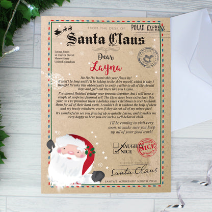 Personalised Santa Claus Letter