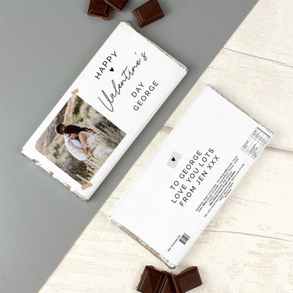 Personalised Love You Snapshot Photo Upload Chocolate Bar