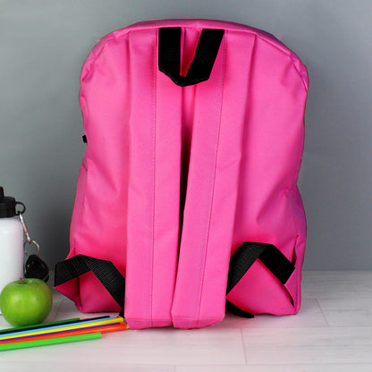 Personalised Fairy Princess Pink Backpack 40cm