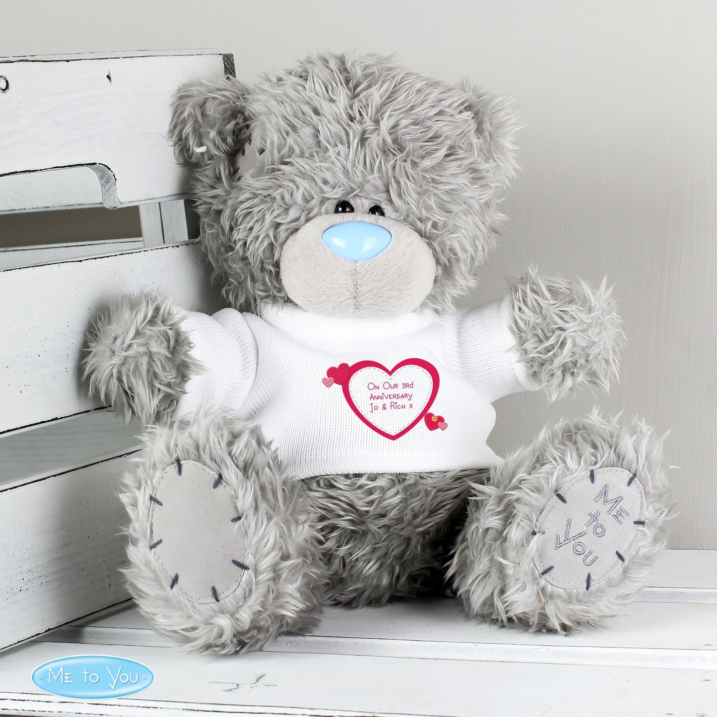 Personalised Me to You Bear Hearts Teddy