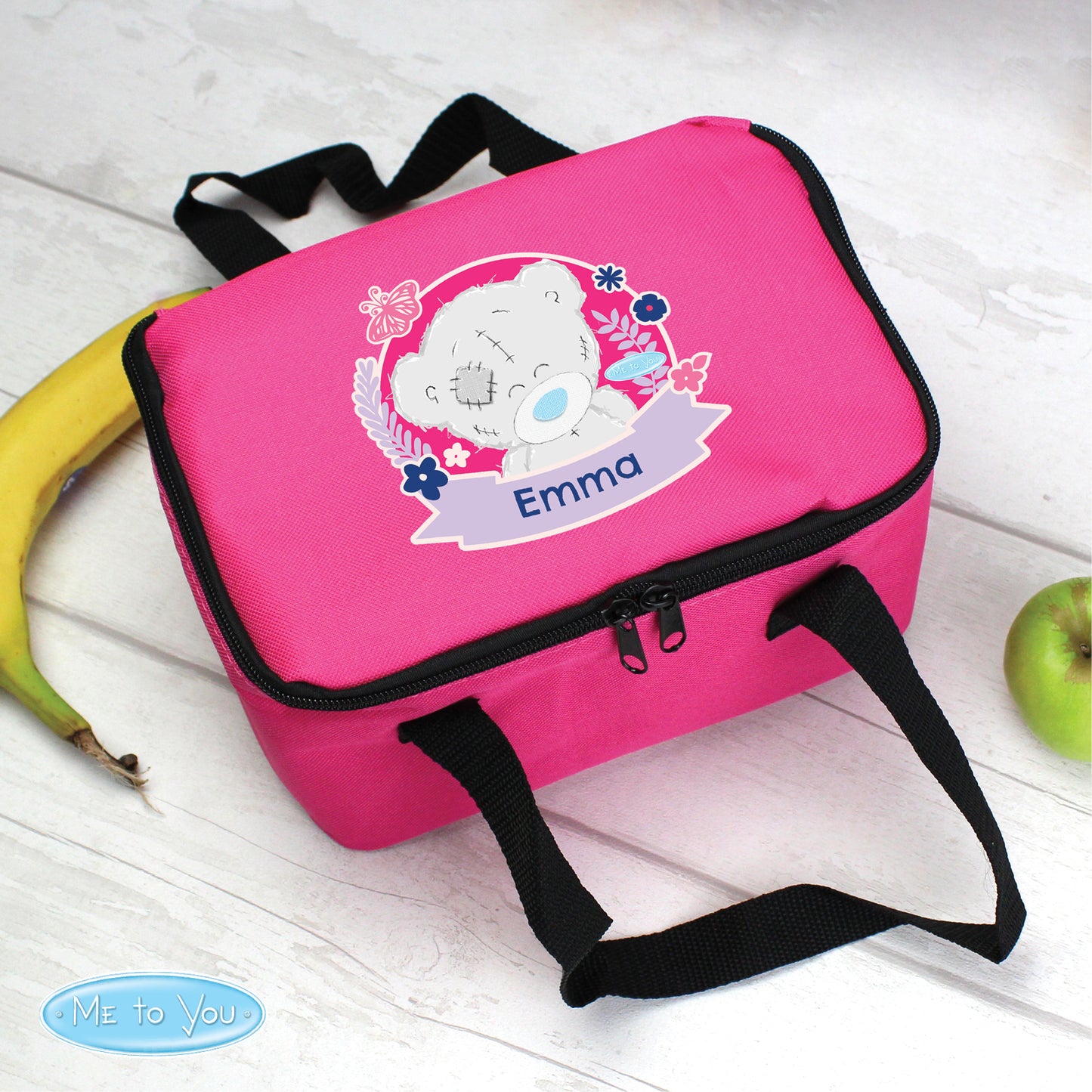 Personalised Me To You Pink Lunch Bag