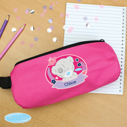 Personalised Me To You Pink Pencil Case