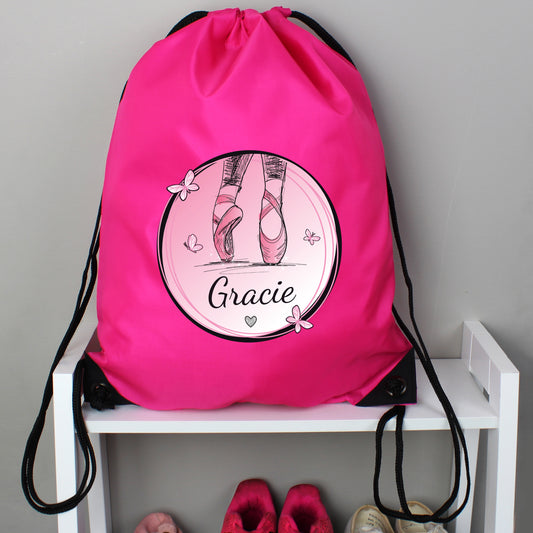 Personalised Ballet Pink Kit Bag 44cm