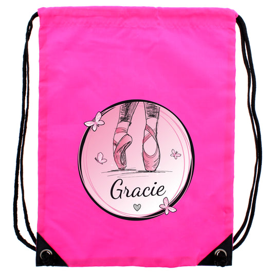 Personalised Ballet Pink Kit Bag 44cm