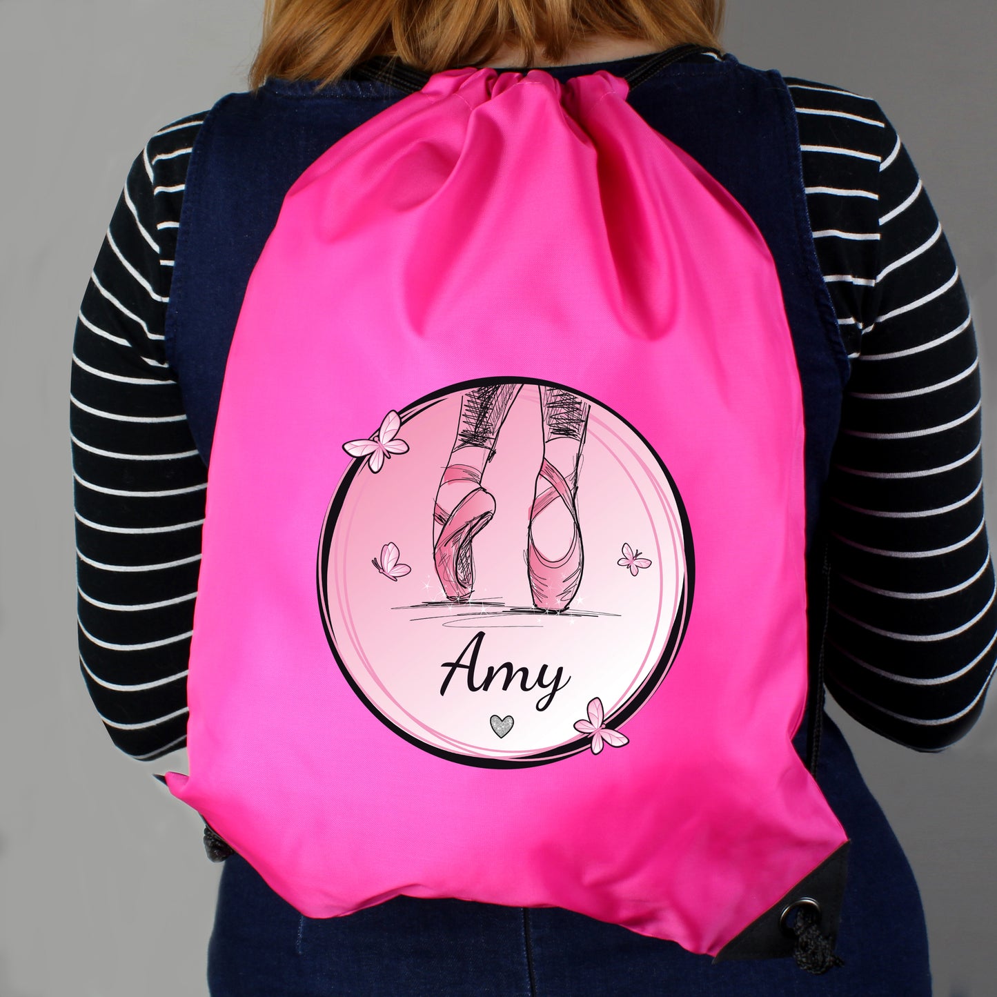 Personalised Ballet Pink Kit Bag 44cm
