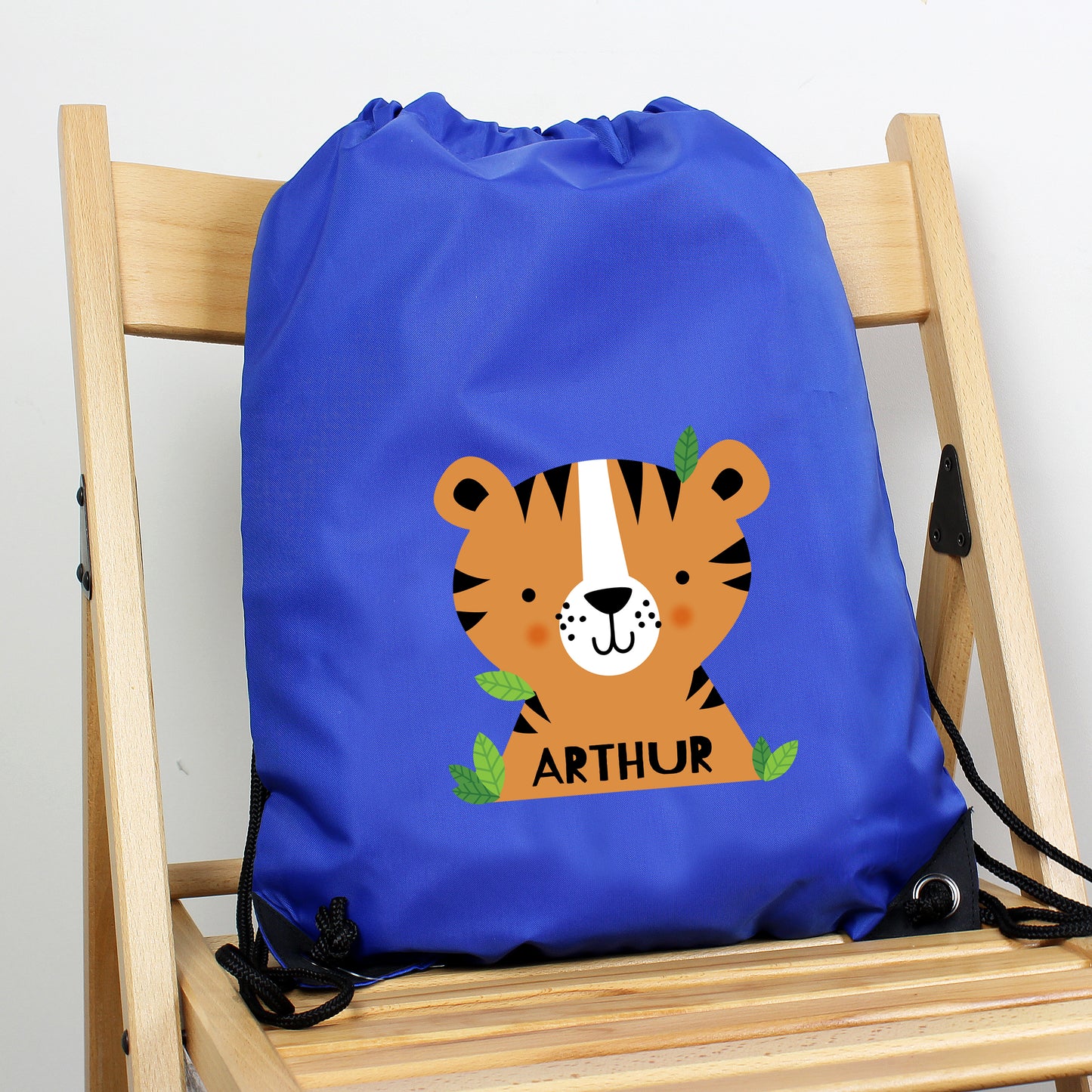 Personalised Tiger Blue Kit Bag 44cm
