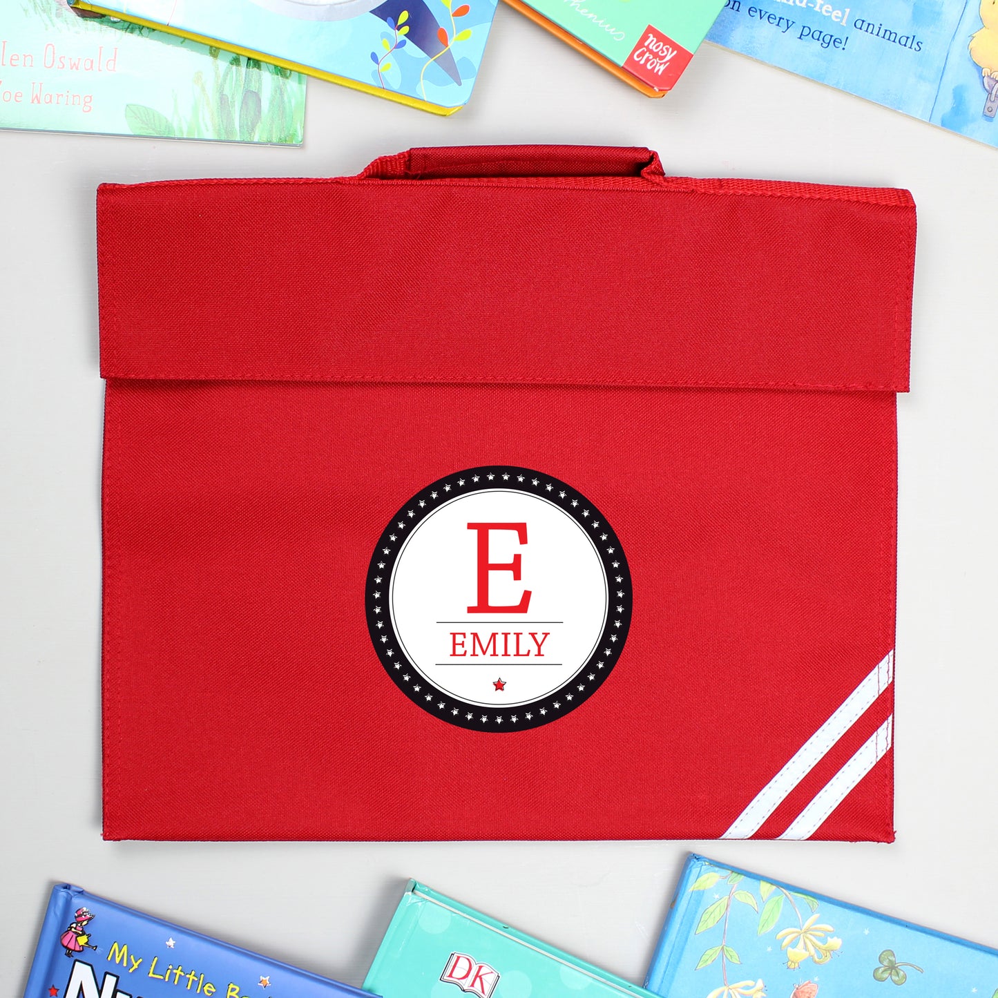 Personalised Initial School Book Bag