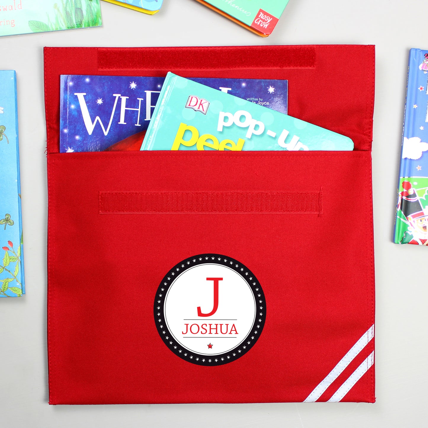 Personalised Initial School Book Bag