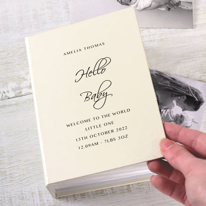 Personalised 6x4 Wedding Photo Album with Sleeves