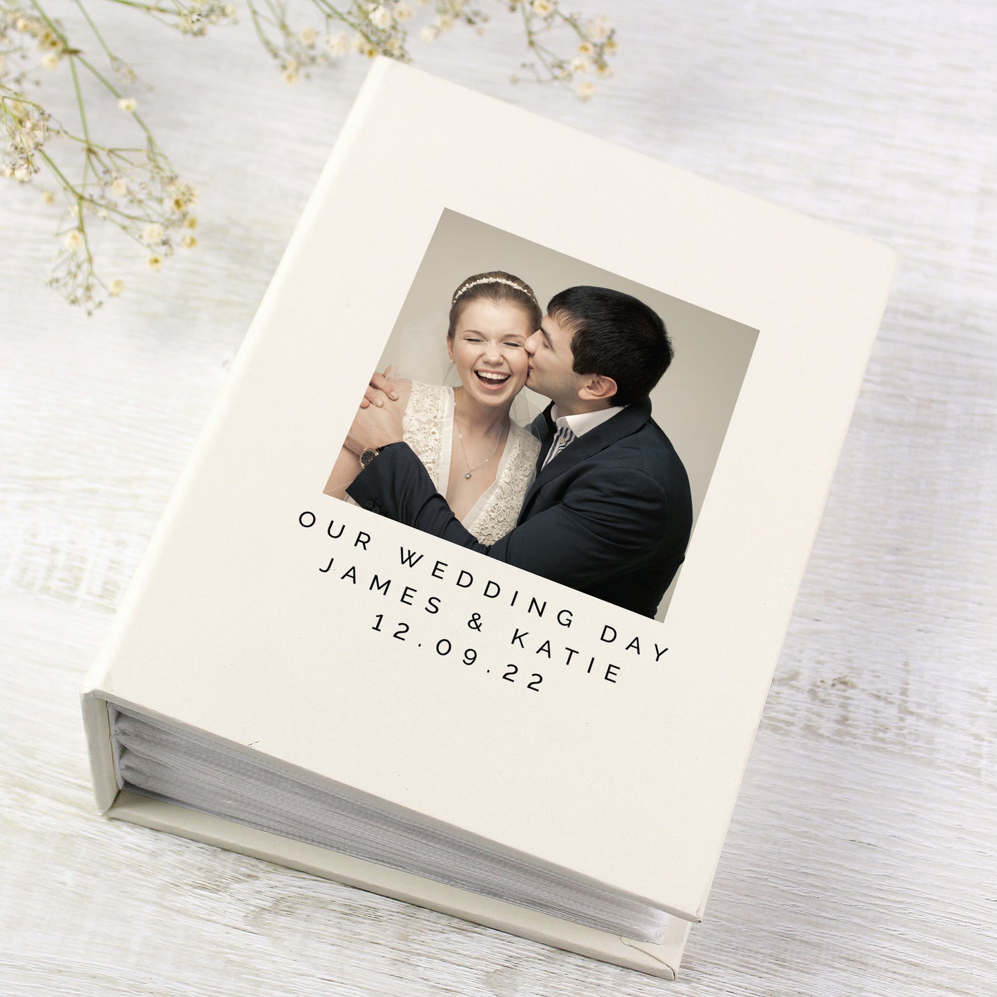 Personalised Photo Upload 6x4 Photo Album Book with Sleeves