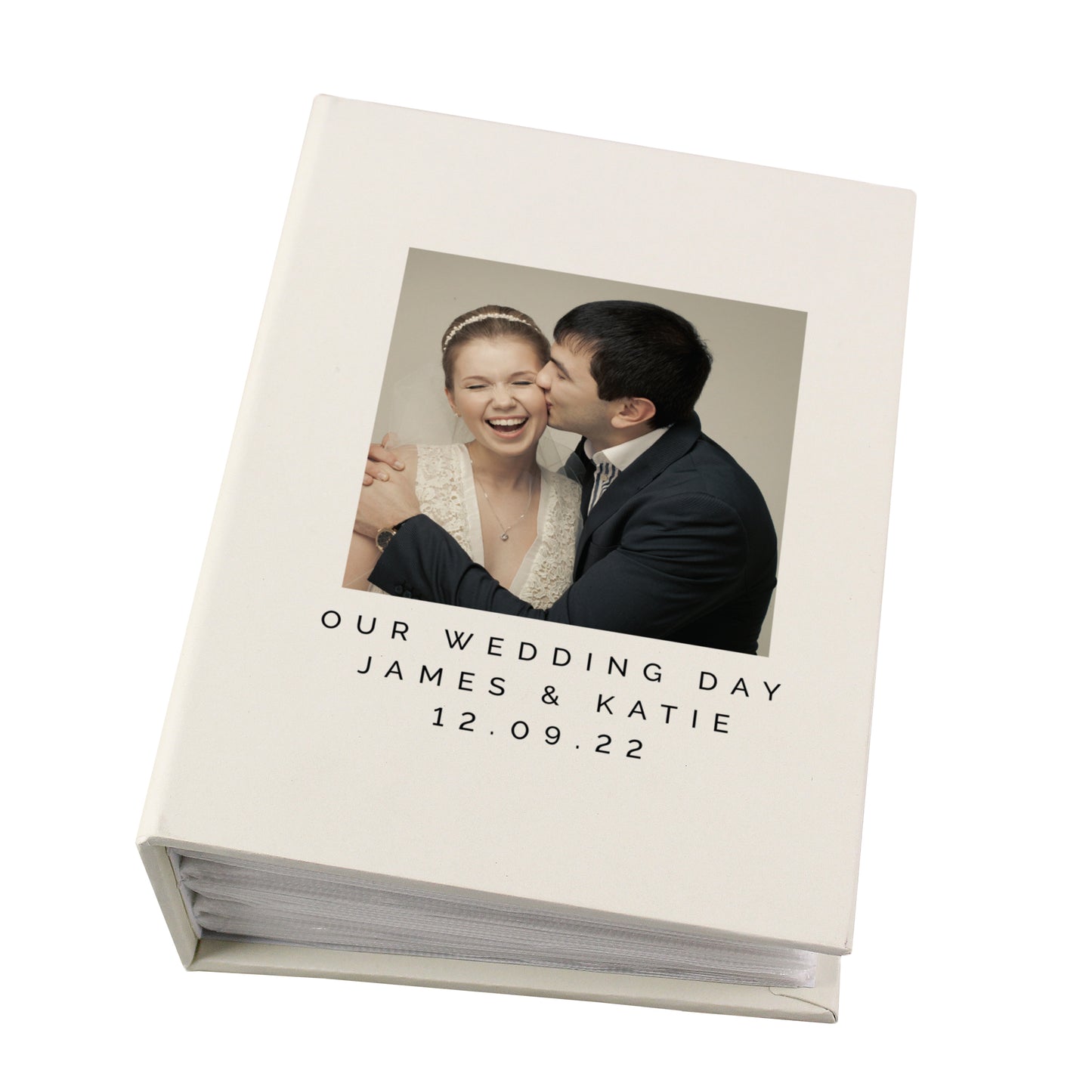 Personalised Photo Upload 6x4 Photo Album Book with Sleeves