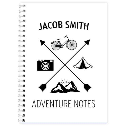 Personalised Adventure A5 Notebook