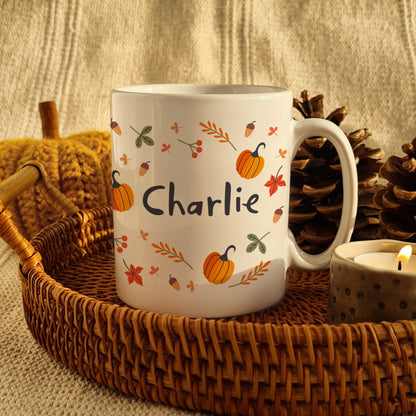 Personalised Halloween Pumpkin Mug
