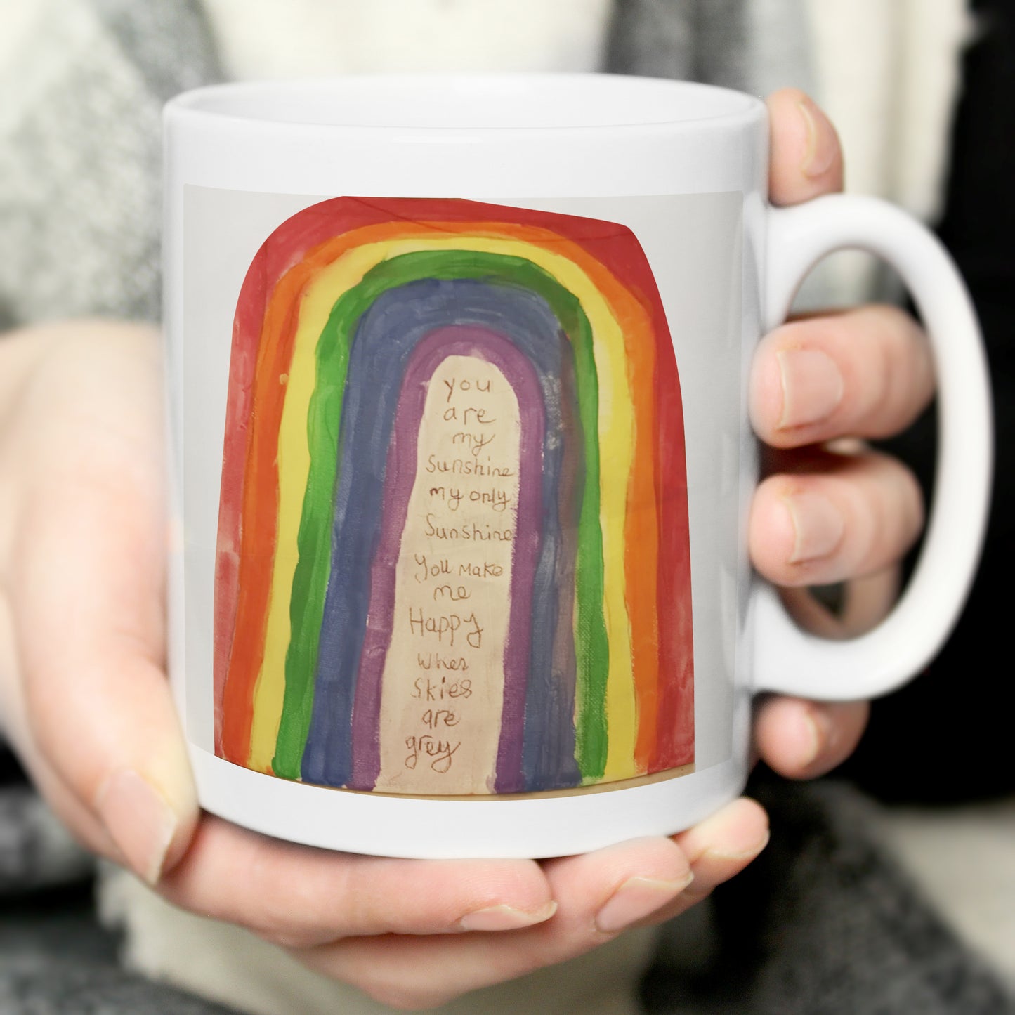 Photo Upload Mug Personalised With Your Children's Drawing