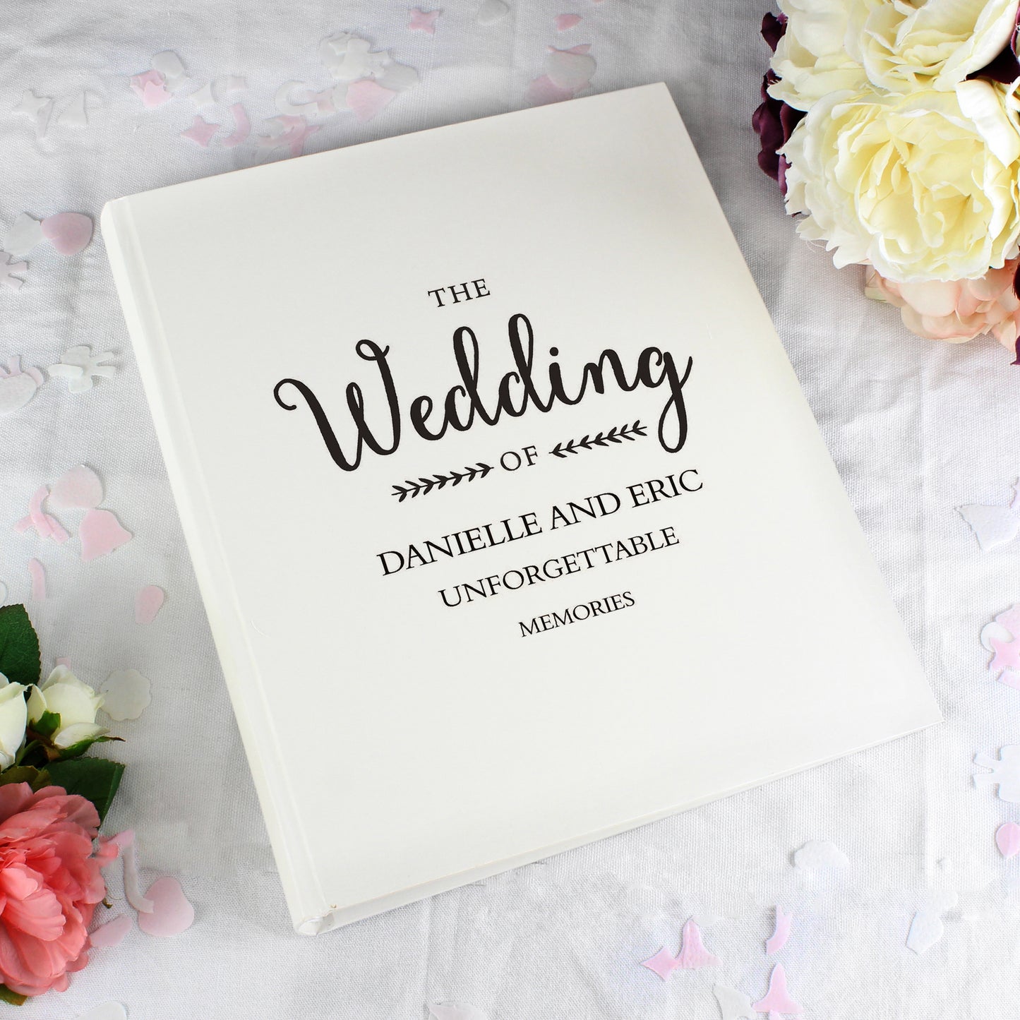 Personalised Rustic Wedding Traditional Photo Album 30cm