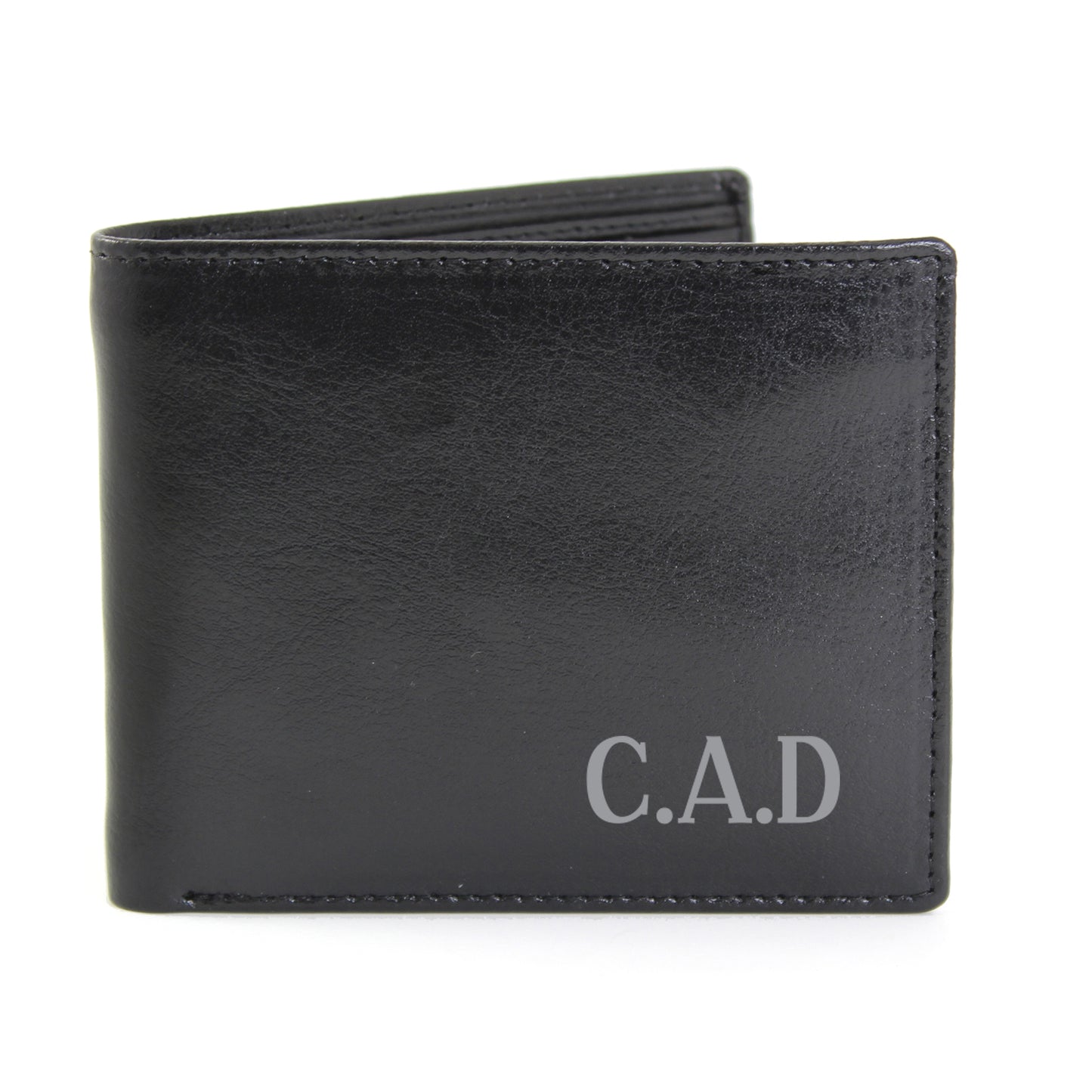 Personalised Leather Wallet With Initials