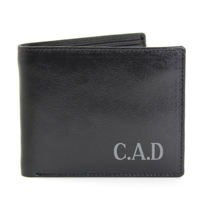 Personalised Leather Wallet With Initials