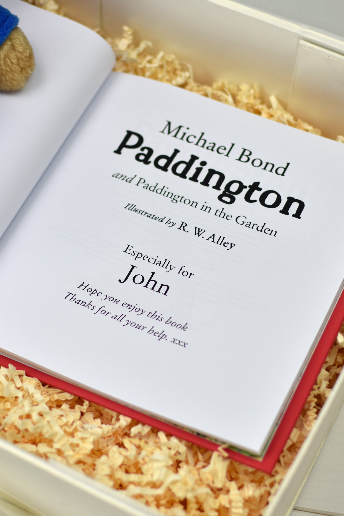 Paddington Bear Personalised Story Book and Plush Toy Giftset