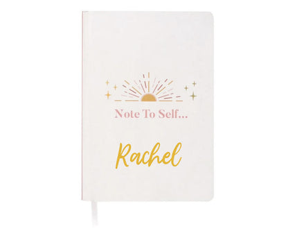 Personalised Note To Self A5 Journal