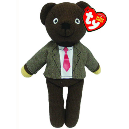 Ty Beanie Mr Bean Brown Teddy Bear with Jacket