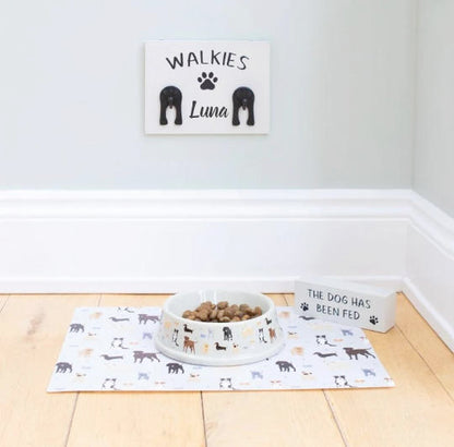 Personalised Walkies Dog Lead Wall Hook