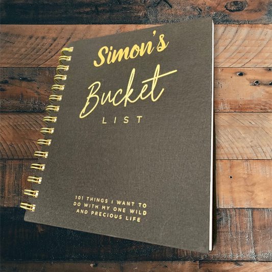 Bucket List Book Journal Personlised
