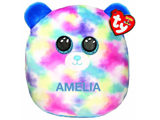 Personalised TY Squishaboo Hope Bear Plush 10"