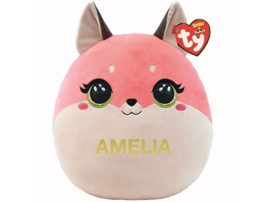 Personalised TY Squishaboo 12” Roxie Fox Plush