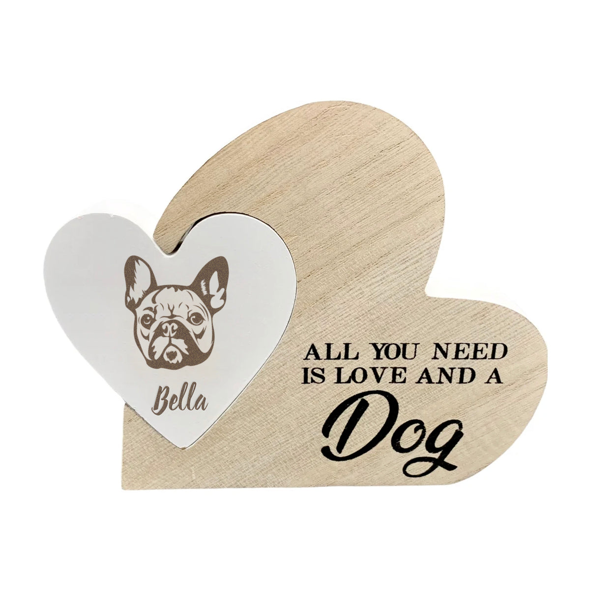 Personalised Engraved All You Need Is Love And A Dog Plaque