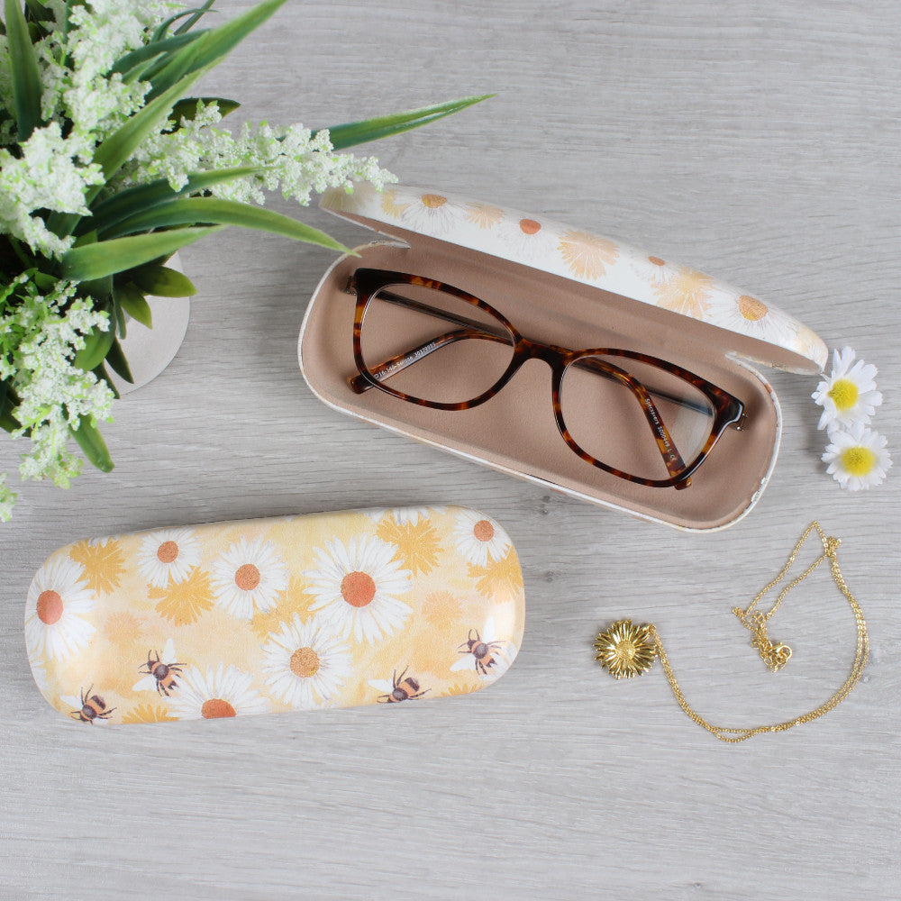 Bee And Daisy Glasses Case