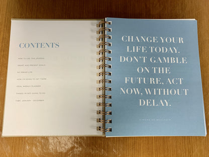 Goals Journal Planner Beige A5