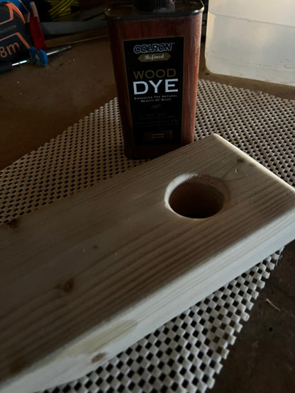 Handmade Laser Engraved Wooden Balance Wine Holder
