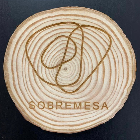 Personalised Engraved Natural Wood Coaster