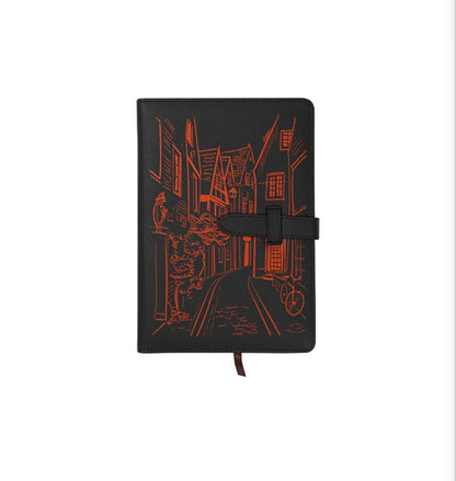 Personalised Engraved Leather A5 Notebook