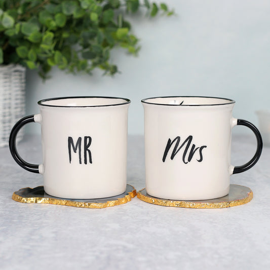Mr and Mrs Couples Mug Set