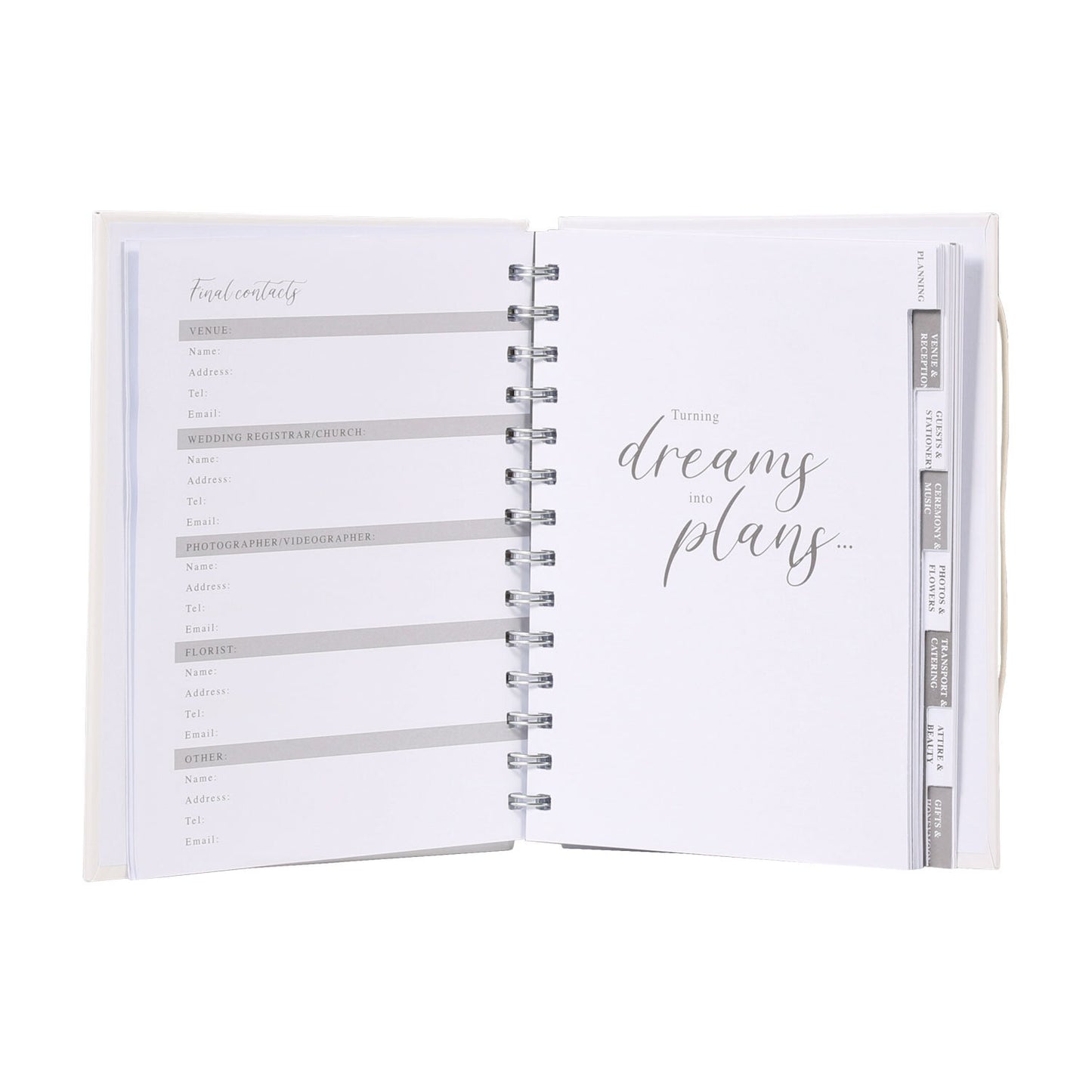 Personalised Wedding Planner Book